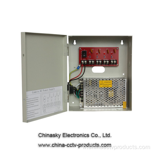 Boîte de distribution d&#39;alimentation de caméra CCTV de 12VDC 10amp 4Channel